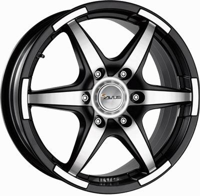 AVUS Grizzly matt black polished